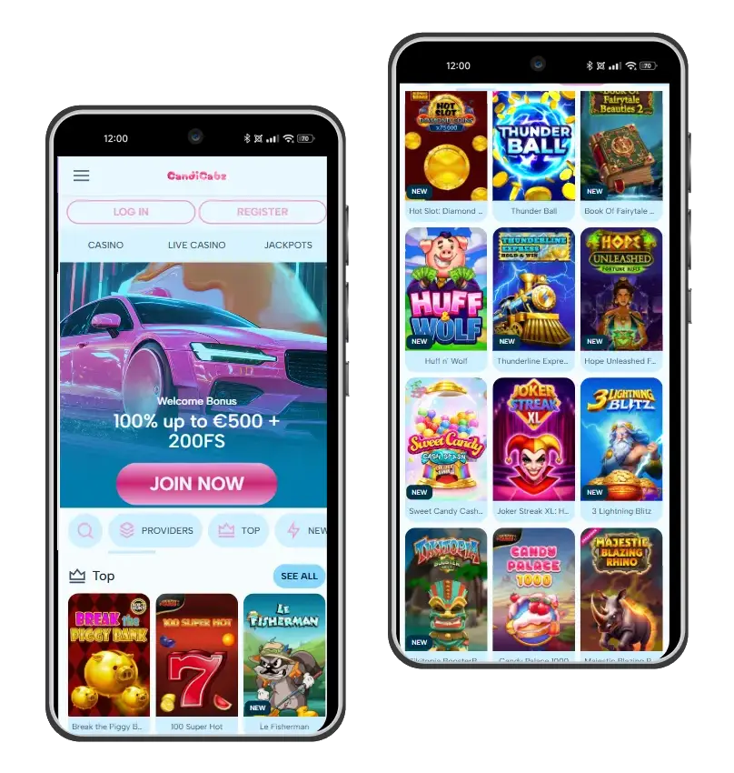 candicabz casino mobile center